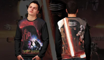 Свитшоты с полной запечаткой: Kylo Ren  кайло рен